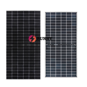 2 <span class=keywords><strong>Verres</strong></span> Solar Pv Packages Panneau solaire bifacial à double verre 200w 270W 280W Chargeur Panneau solaire pliable à demi-cellule - Product Image 2