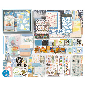 Kit de Diario Floral Kawaii de SIMNO con 157 Piezas, Notas Diarias de Flores y Cinta Adhesiva Decorativa para Manualidades, Diario y Regalos - Product Image 1