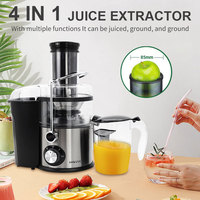 Sokany Product SK-191 4 In 1 Elektrische Vers Vruchtensap Juicer Afzuigmachine En Oranje Citrus Beauty Blender Flessenbeker