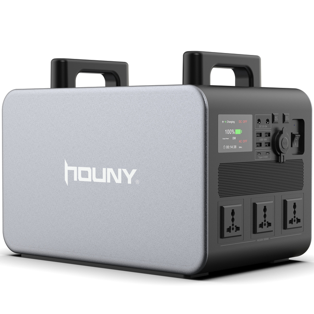 Houny Portable Solar Power Station 300OW LiFePo4 Power Station Energy Storage Solar Generator Rechargeable Power Sattion