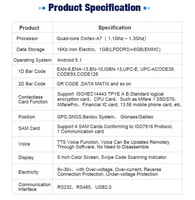 Machine de vente de billets de bus SCANSMART RD300 NFC avec dispositif de vérification de bus 4G, scanner de code QR et diffusion vocale