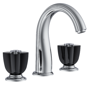 Rubinetto da Bagno UPC Classic Gooseneck Gold 8 Pollici in Ottone con Due Maniglie e 3 Fori per <span class=keywords><strong>Acqua</strong></span> Calda e Fredda - Product Image 5