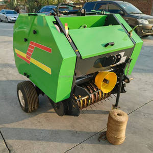 Presse à balles agricole à quatre roues <span class=keywords><strong>pour</strong></span> la collecte de pailles de maïs, broyeur de petites pailles, <span class=keywords><strong>pour</strong></span> la vente en gros et au détail - Product Image 1