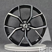 Jantes de voiture en alliage forgé brossé multi-rayons DCTC 17x7.5/18x7.5 pouces PCD 5x114.3 20/25mm ET compatibles CRV, nouveau design