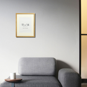 Cornice in legno di quercia-cornice minimalista 11x14 Poster, cornici in legno massello naturale per <span class=keywords><strong>foto</strong></span> e stampe artistiche da parete - Product Image 4