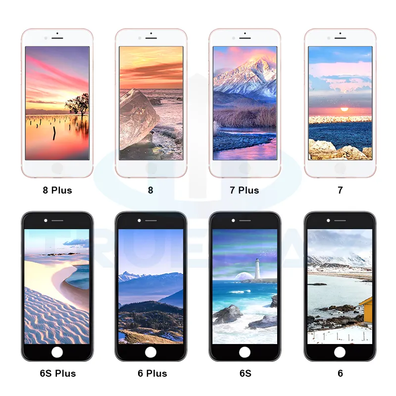 LCD Ponsel, Kabel Flex Perbaikan Layar Penuh Rusak untuk Apple iPhone 6 6 Plus Layar Sentuh Pengganti Layar Sentuh
