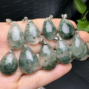 Pendentif en argent 925 en gros, pierres de guérison en cristal naturel, améthyste, collier de bijoux en pierres précieuses, aigue-marine, quartz de jardin pour cadeau - Product Image 4