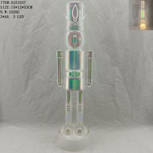 Lampe de table de Noël grande taille, casse-noisette transparent, soldat, LED RGB - Product Image 3