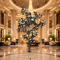 Arbre artificiel de magnolia détachable de grande taille RTS, 320 cm, décoration intérieure, Noël, fête de remise de diplôme, événementiel