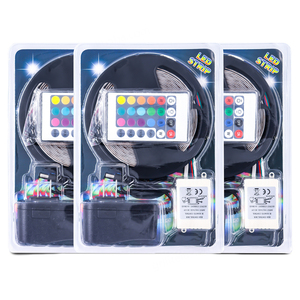 ไฟแอลอีดีแบบเส้น 10 เมตร 5 เมตร 2835 5050 RGB IP20 IP65 60 หลอดต่อเมตร แถบไฟแบบยืดหยุ่น ชุดไฟแอลอีดีแบบเส้น RGB - Product Image 3