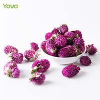 Fleur d'amarante globe séchée naturelle de haute qualité, Gomphrena Globosa, pour le thé aux fleurs, le savon, la fabrication de bougies et d'artisanat