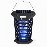Lampe de camping portable suspendue à charge solaire LED anti-moustiques pour la pêche nocturne et l'utilisation en tente