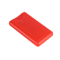 Atomiseur en plastique de parfum de forme plate de bouteille de parfum de vente chaude