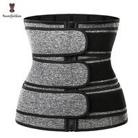 Ningmi-ceinture amincissante pour le ventre et la taille, vêtement enveloppant pour le corps, taille haute, amincissant, à trois sangles, entraîneur de taille