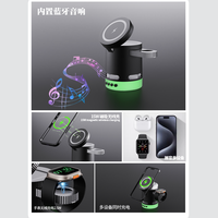 2025 pengisi daya Speaker elektrik Mini portabel, pengeras suara 5 in 1 dengan penggunaan Earphone Input 15W 9V/2A