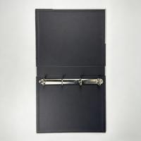 Carnet à anneaux personnalisé en feutre gaufré de 1,5 pouce, format lettre, classeur à 3 anneaux, dossier pour écouteurs A3 A5, coffret cadeau d'entreprise