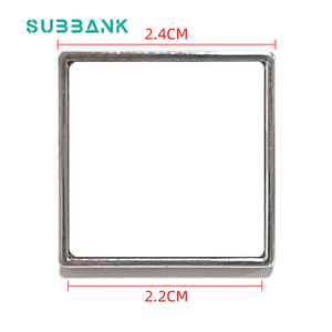 Subbank atacado crachá de sublimação em branco <span class=keywords><strong>DIY</strong></span> broche quadrado para impressão crachás de sublimação - Product Image 3
