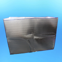 Housse d'isolation thermique réutilisable en aluminium 4 directions, imperméable, anti-UV, pour palettes, en PVC/PE