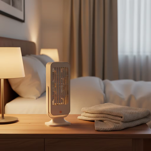 Ventilador de Escritorio Metálico Pequeño Auténtico para Hotel, Ventilador de Escritorio con Caja Corrugada, Ventilador de Mesa y Escritorio con Caja Corrugada - Product Image 1