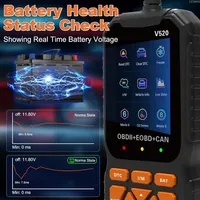 Escáner de Diagnóstico OBD2 V520 WiFi para Autos 1996+, Lector de Códigos Automotrices, Datos en Tiempo Real, Escaneo de Errores en Varios Idiomas, 1 Año de Garantía