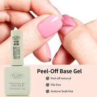 KUDAN Gel à ongles fonctionnel, Base Peel-Off, Renforceur, Top Coat sans résidu, Top Coat effet cristal, Vente en gros OEM, CPNP ISO22716