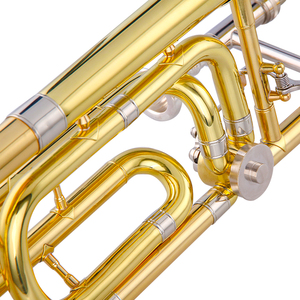 Trombone double ténor professionnel Offre Spéciale avec cloche <span class=keywords><strong>en</strong></span> laiton, ensemble complet avec étui inclus - Product Image 5