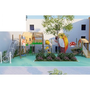 Solutions complètes de jeu extérieur de parc d'attractions conçues sur mesure pour les projets commerciaux de <span class=keywords><strong>maternelle</strong></span> de communautés résidentielles - Product Image 5