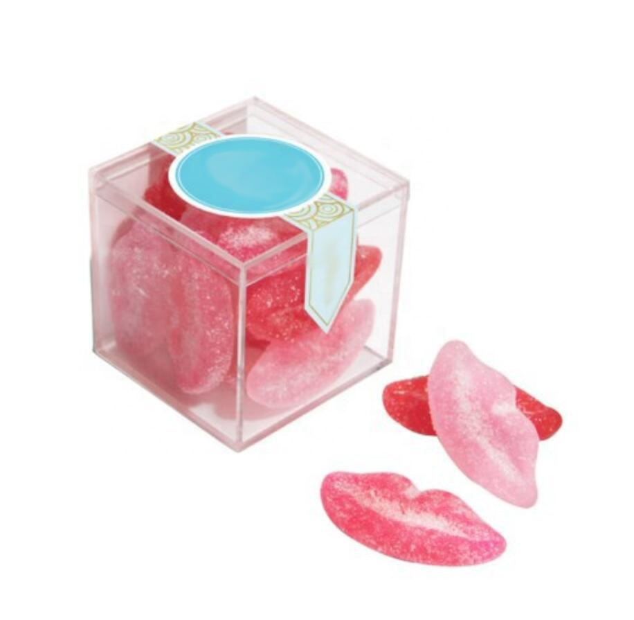 2*2*2 ''en gros En Plastique Transparent Cube Cadeau De Bonbons De Mariage Boîte En Plexiglas Avec Couvercles