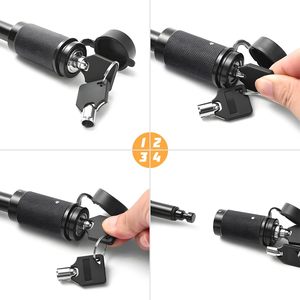 Verrou de remorque AICEL, goupille de verrouillage pour attelage de remorque de 5/8 pouces, verrou antivol pour attelage de remorque avec capuchon étanche et 2 - Product Image 6