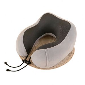 Almohada de Viaje en Forma de U con Soporte para el Cuello de Espuma Viscoelástica, Estilo Avión, Ideal para Campamento y Oficina - Product Image 1