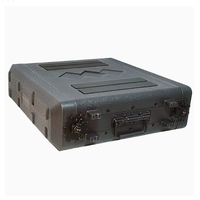 260mm/390mm Profondeur HDPE Plastique 2U 3U 4U 6U Mixer Flight Case pour Pioneer DJ Personnalisable OEM Support Tailles 2U 3U 4U 6U