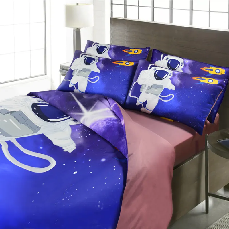 זול סין דיגיטלי הדפסת מיטת גיליון יוקרה מיטת כיסוי סט 3d סט מצעי ילדים כותנה מצעים סטים מלא גודל