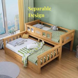 Litera Separable de Madera para Niños con Escalera, Litera Moderna Desmontable, Sólida y Duradera para Adultos, Venta al por Mayor - Product Image 4