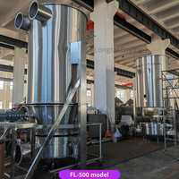 Séchoir-granulateur à lit fluidisé professionnel de haute qualité contrôlé par PLC pour la formule de détergent Ti, les liquides de lavage et la transformation alimentaire