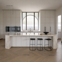 Meubles de cuisine modernes minimalistes de luxe, solution de mobilier sur mesure pour toute la maison, pour projets résidentiels