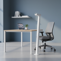 Bureau debout moderne électrique en 3 étapes Bureau assis-debout pliable avec colonne de levage automatique pour le bureau