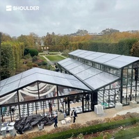 Tentes de mariage de luxe personnalisées en aluminium imperméables, tentes de réception de grande envergure pour cérémonies de mariage en plein air et événements