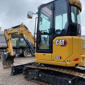 รถขุด CAT 97% สภาพใหม่ รุ่น 303 CR มือสอง น้ำหนัก 3.5 ตัน รถขุดขนาดเล็ก Caterpillar รุ่น 303CR CAT303 รถขุดตีนตะขาบขนาดเล็ก เครื่องขุดดิน - Product Image 2