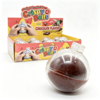 Jouet anti-stress Squishy en forme de coquille de chocolat craquelée, boule sensorielle faite à la main pour la décompression et le soulagement du stress, vente en gros