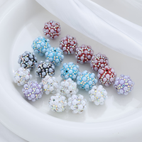 Perles de luxe en strass AB, cristaux en vrac, fournitures de perlage, fabrication de bijoux pour chaînes de téléphone DIY, multicolores, vente en gros