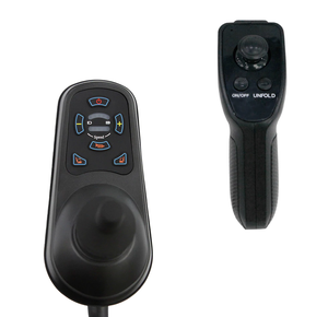 Fauteuil roulant pliant automatique inclinable électrique en aluminium léger portatif fauteuil roulant de voyage motorisé pour les personnes âgées - Product Image 4