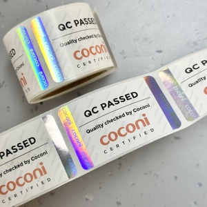 Tùy chỉnh 3D laser Hologram Sticker chống giả làm mất hiệu lực nhãn với độ bám dính cao cho kiểm tra chất lượng thông qua - Product Image 5