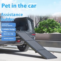 Échelle d'escalade pliable solide en plastique PP pour chien de compagnie avec escaliers antidérapants pour animaux de compagnie grand chien voiture escaliers Transport transporteur extérieur