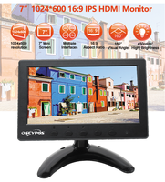 Moniteur HDMI Portable 1080p 7 Pouces Mini Industriel IPS LCD TFT Quad Écran pour Voiture, Bus, Camion, PC et Raspberry Pi