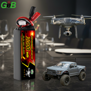 Аккумулятор GEB 3000 мАч для радиоуправляемых моделей, перезаряжаемый <span class=keywords><strong>LiPo</strong></span> аккумулятор <span class=keywords><strong>3S</strong></span> 11.1В 4S 148.8В 50C 3000 мАч для радиоуправляемых машин и дронов - Product Image 1