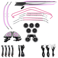 Kit d'éclairage d'ambiance intérieur LED 64 couleurs pour Mercedes Benz Classe C W205/GLC W253 2015-2021 - Accessoires