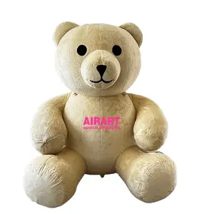 Cream-Colored Inflatable Plush Bear Plush Animals Toy From Airart Inflatable Manufacturer & Supplier