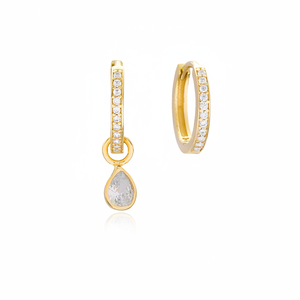 Pendientes chapados en oro hechos a mano para mujer, joyería de plata de ley 925 turca, moda para mujer - Product Image 2