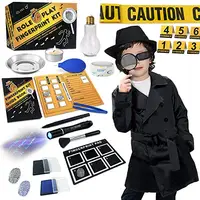 Spy Kit Voor Kids Detective Outfit Vingerafdruk Onderzoek Rollenspel Jurk Up Stem Speelgoed Kostuum Verjaardag Geschenken Leeftijd 6 +