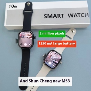 S10 <span class=keywords><strong>Android</strong></span> thông minh xem đầy đủ AMOLED màn hình mới M53 shuncheng <span class=keywords><strong>4.0</strong></span> chế độ chờ Vua thẻ vuông nhựa trường hợp video sạc không dây - Product Image 4